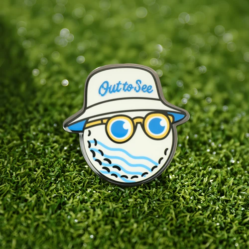 Custom Far Seeing Explorer Golf Ball Markers Custom Far Seeing Explorer Golf Ball Markers