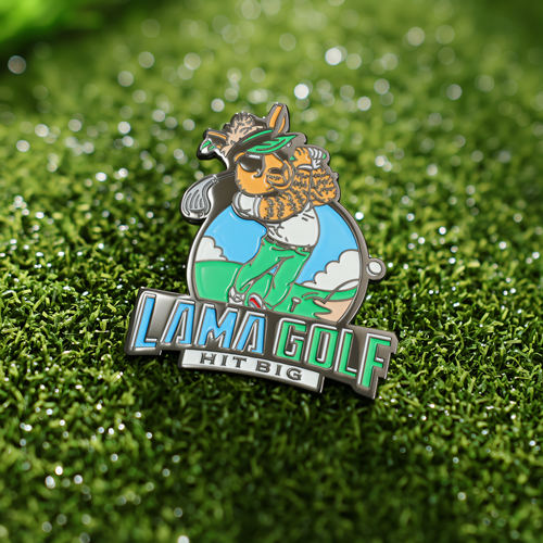 Custom Lama Golf Hit Big Playful Golf Ball Markers