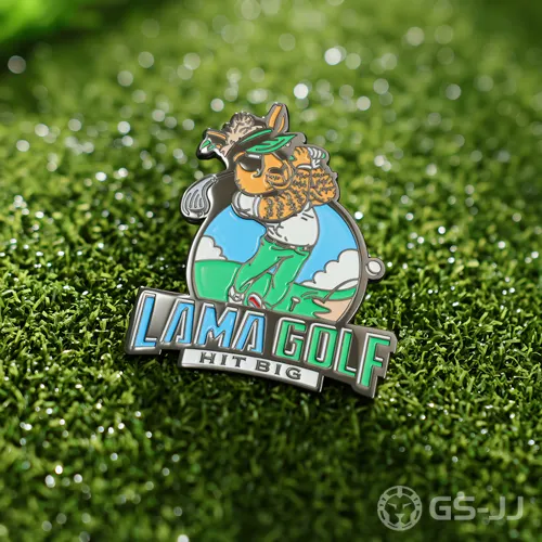 Custom Lama Golf Hit Big Playful Golf Ball Markers Custom Lama Golf Hit Big Playful Golf Ball Markers