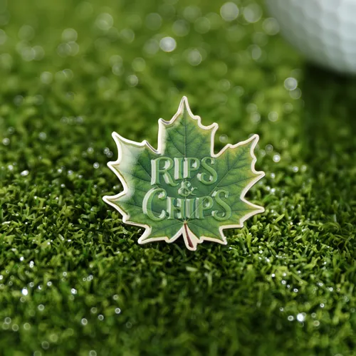Custom Maple Leaf Golf Ball Markers