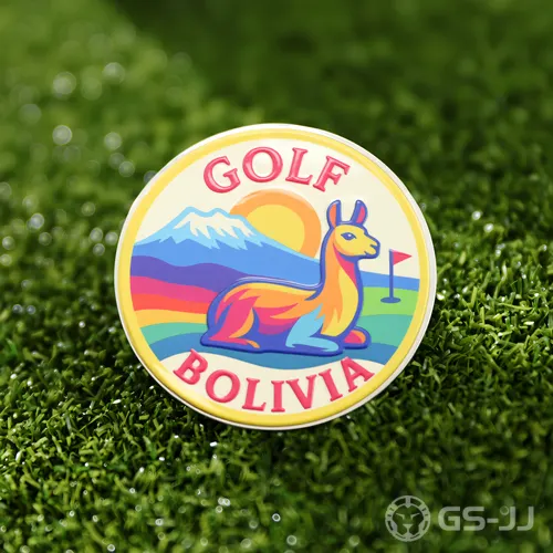 Custom Sunset Alpaca Golf Ball Markers Custom Sunset Alpaca Golf Ball Markers