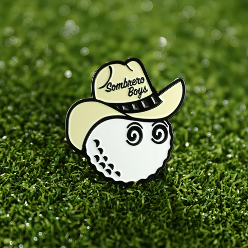 Sombrero Boys Cowboy Golf Ball Markers Sombrero Boys Cowboy Golf Ball Markers