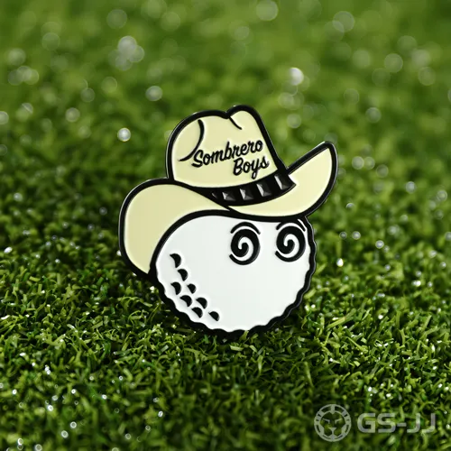 Sombrero Boys Cowboy Golf Ball Markers Sombrero Boys Cowboy Golf Ball Markers