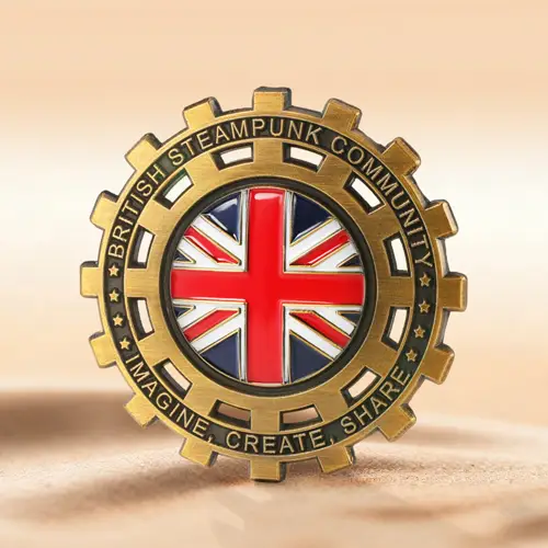 Union Jack Pin Badges
