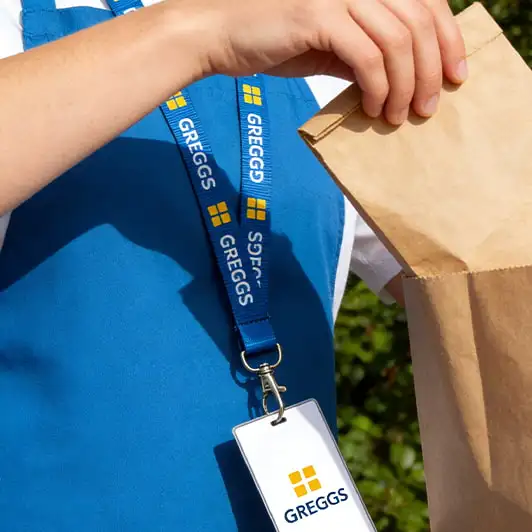 Custom Lanyards for GREGGS Custom Lanyards for GREGGS