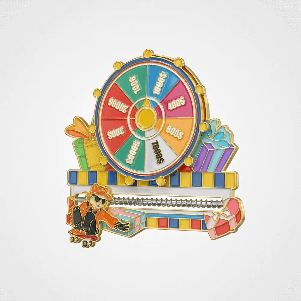 Bearing Spinner & Spring-Action Badge