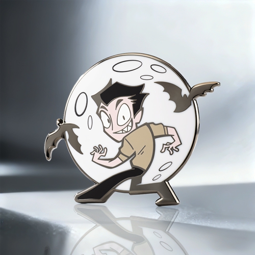 Custom Moon Character Style Enamel Pin