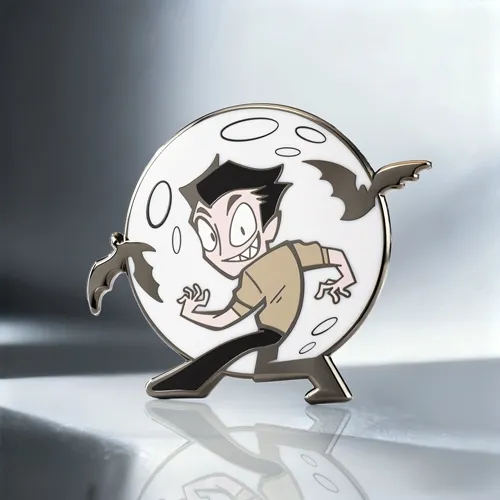 Custom Moon Character Style Enamel Pin