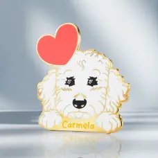 Cute Puppy Custom Enamel Pins
