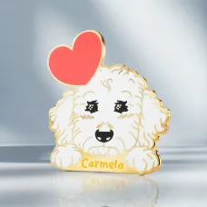 Cute Puppy Custom Enamel Pins