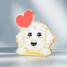 Cute Puppy Custom Enamel Pins