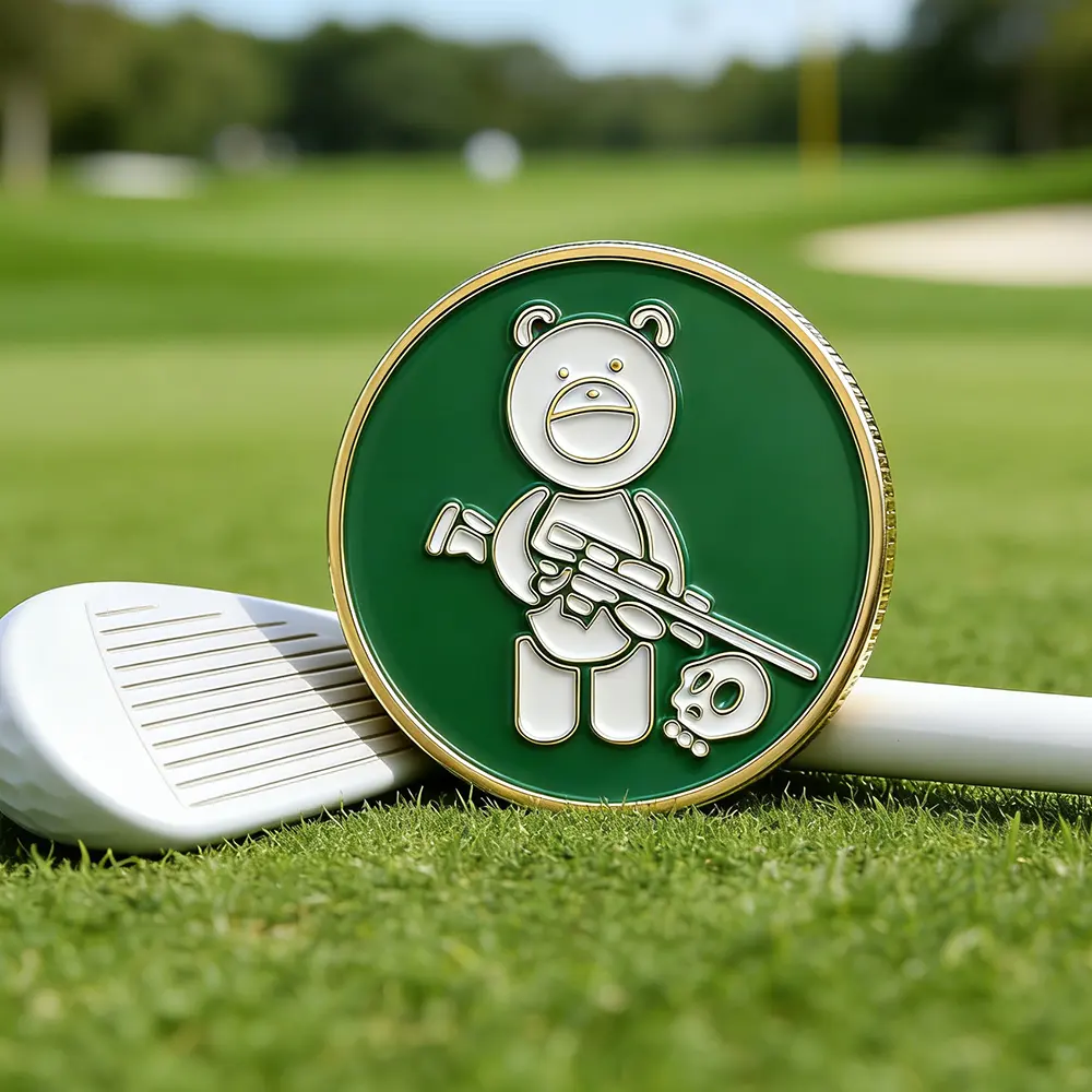 Custom Sniper Character Golf Ball Markers Custom Sniper Character Golf Ball Markers