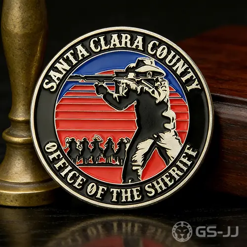 Sheriff Custom Challenge Coins Sheriff Custom Challenge Coins