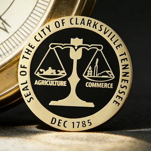 City of Clarksville Custom Coins