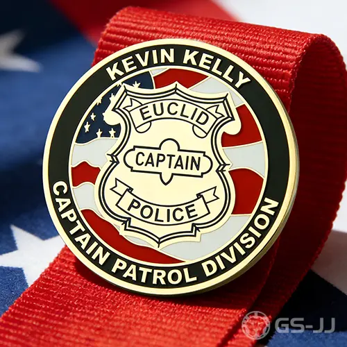 EUCLID Captain Police Custom Coins EUCLID Captain Police Custom Coins
