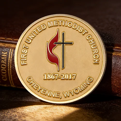 First United Methodist Church Custom Coins
