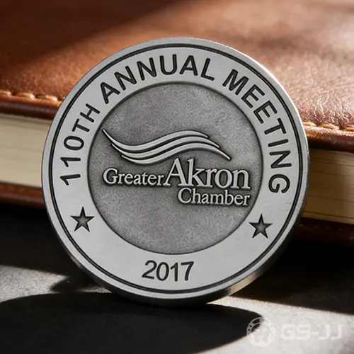 Greater Akron Chamber Custom Challenge Coins Greater Akron Chamber Custom Challenge Coins