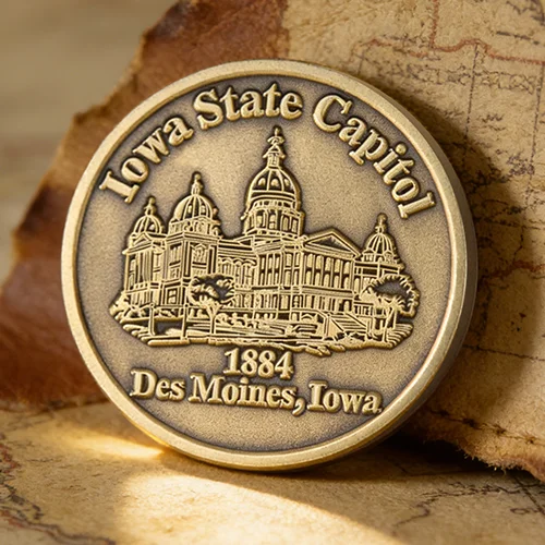 Iowa State Capitol Custom Coins