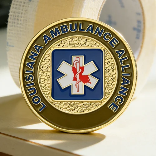 Louisiana Ambulance Alliance Custom Made Coins