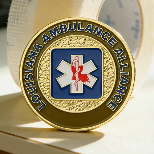 Louisiana Ambulance Alliance Custom Made Coins Louisiana Ambulance Alliance Custom Made Coins