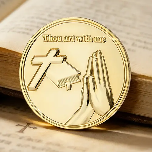 Psalm 23 Challenge Coins Psalm 23 Challenge Coins