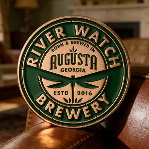 River Watch Brewery Challenge Coins
