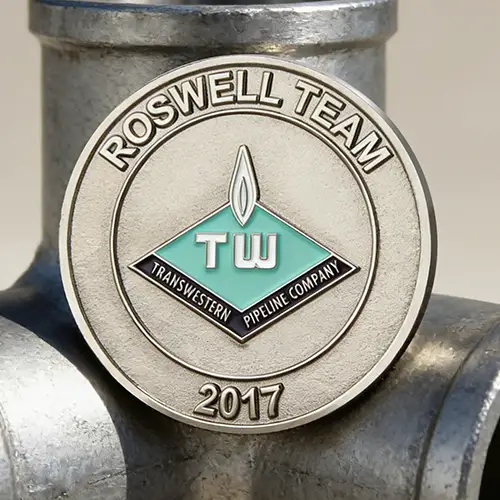 Transwestern Pipeline Custom Challenge Coins   