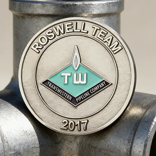 Transwestern Pipeline Custom Challenge Coins   