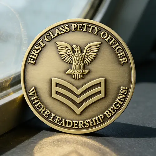 First Class Petty Officer Challenge Coins First Class Petty Officer Challenge Coins
