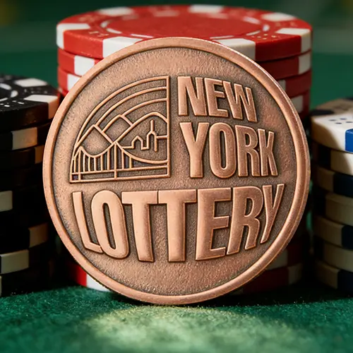 New York Lottery Custom Coins