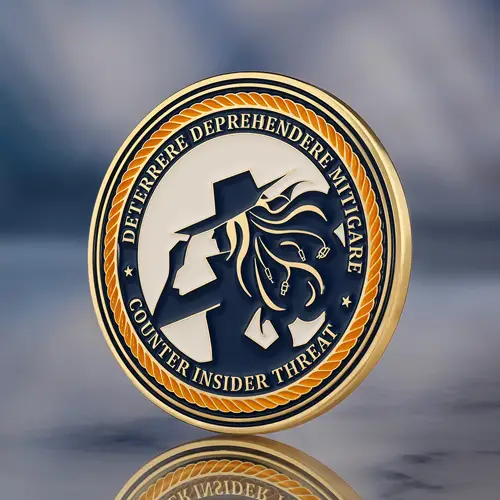 Counter Insider Threat and Department Of The Navy SEAL  Challenge Coin