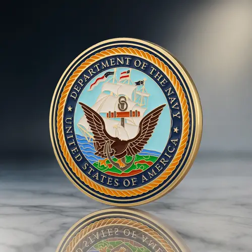 Counter Insider Threat and Department Of The Navy SEAL  Challenge Coin