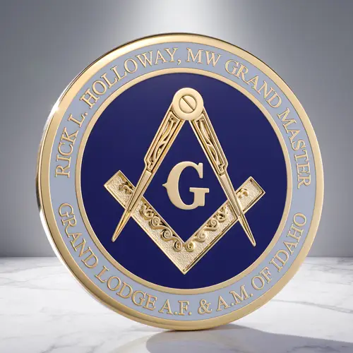 Rick L Holloway Grand Master Coin