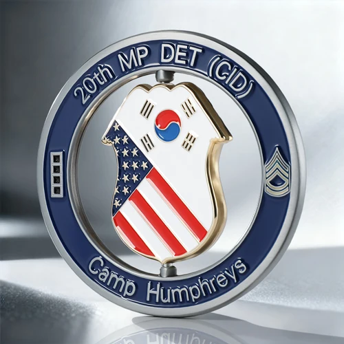 US Army CID Spinner Coin