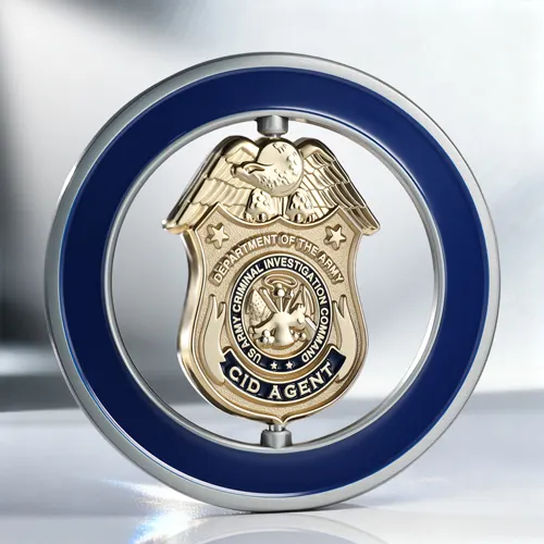 US Army CID Spinner Coin