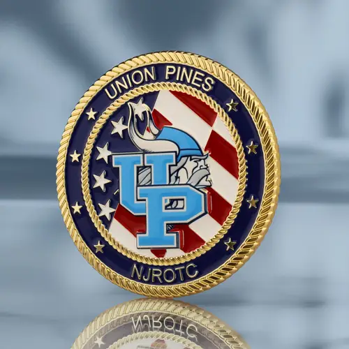 Union Pines NJROTC Navy Challenge Coin