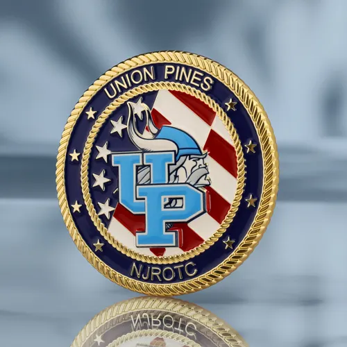 Union Pines NJROTC Navy Challenge Coin