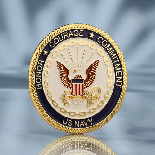 Union Pines NJROTC Navy Challenge Coin