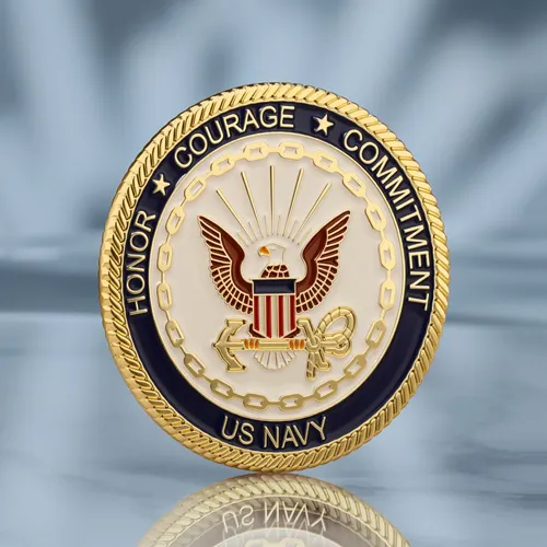 Union Pines NJROTC Navy Challenge Coin