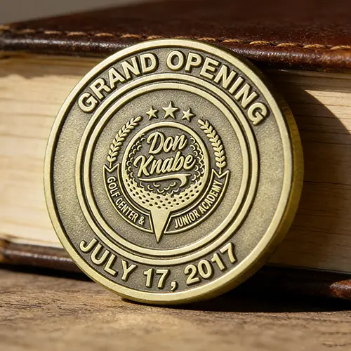 Grand Opening Custom Challenge Coins Grand Opening Custom Challenge Coins