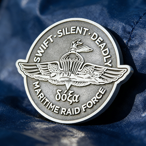 Maritime Raid Force Custom Award Coins