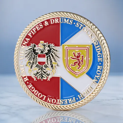 Royal Pipes and Drums Badge Commemorative Coins
