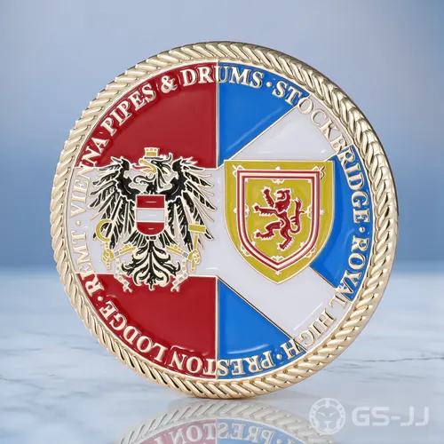 Royal Pipes and Drums Badge Commemorative Coins Royal Pipes and Drums Badge Commemorative Coins