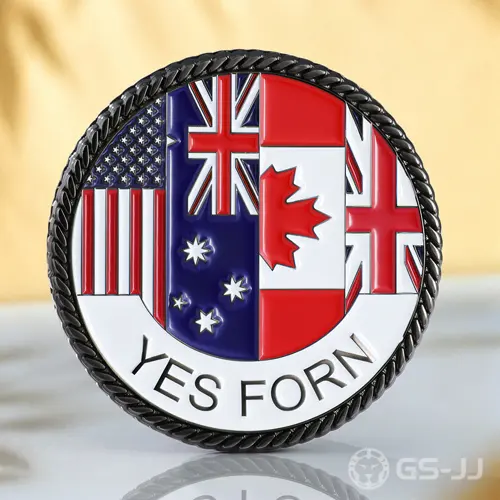 YES FORN Military Challenge Coins YES FORN Military Challenge Coins
