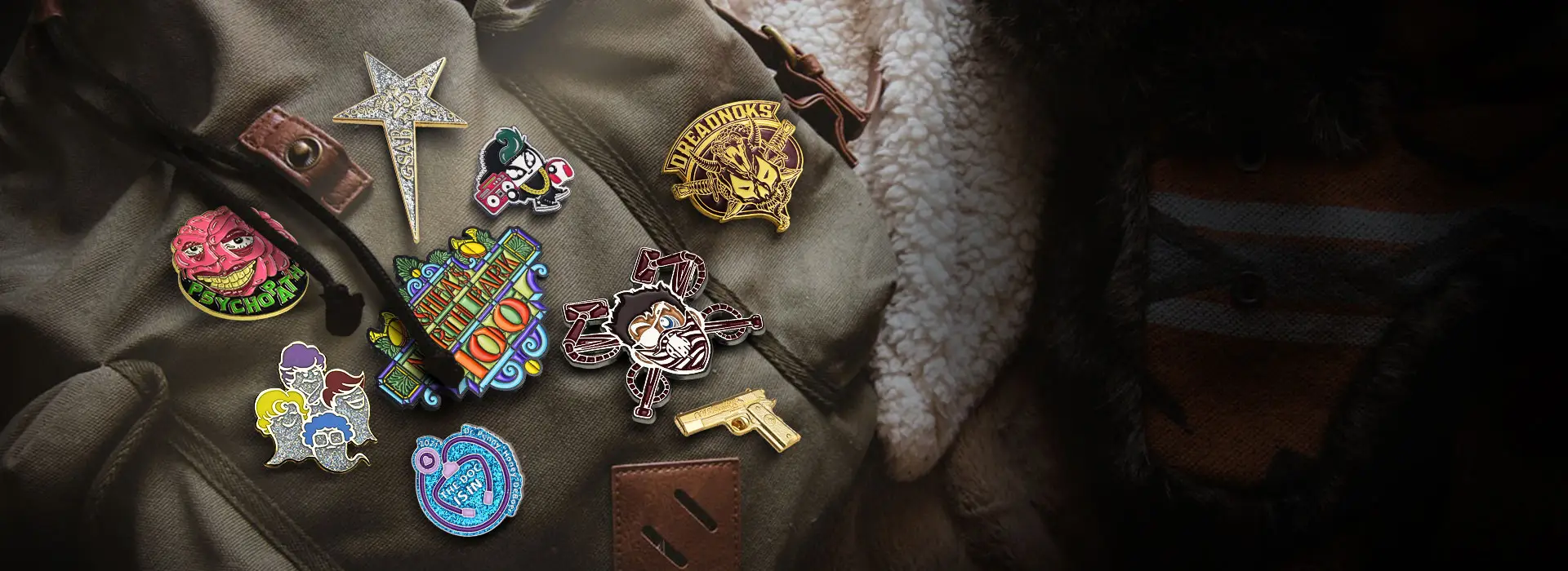 personalised pin badge