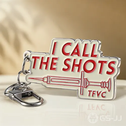 I Call The Shots Soft Enamel Keychain I Call The Shots Soft Enamel Keychain
