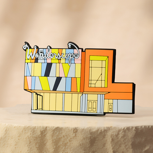 Brutalist Building PVC Patches