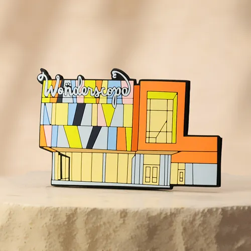 Brutalist Building PVC Patches