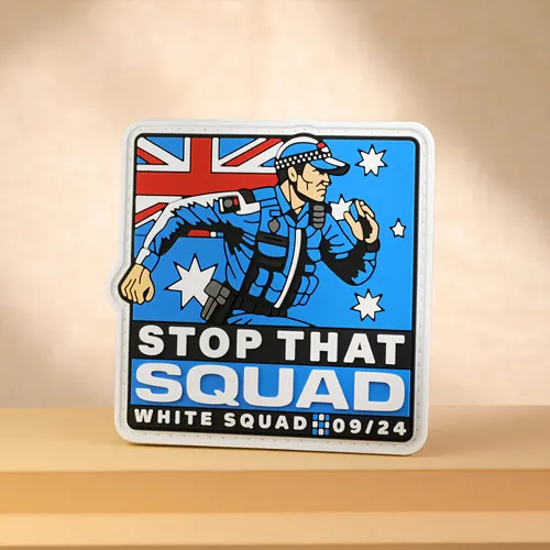 Stop That Squadron PVC Patches