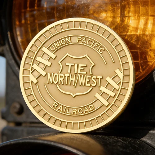 Union Pacific Railroad Custom Coins